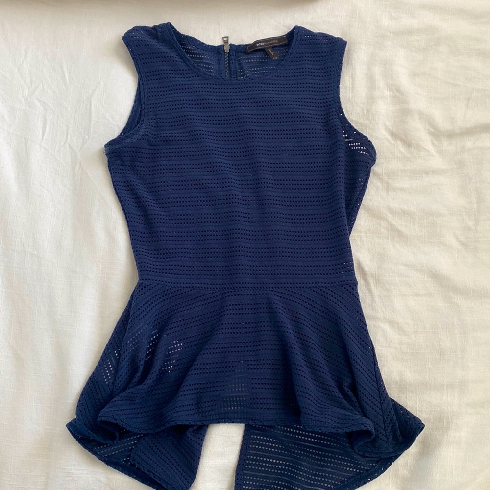 BCBG Peplum Top